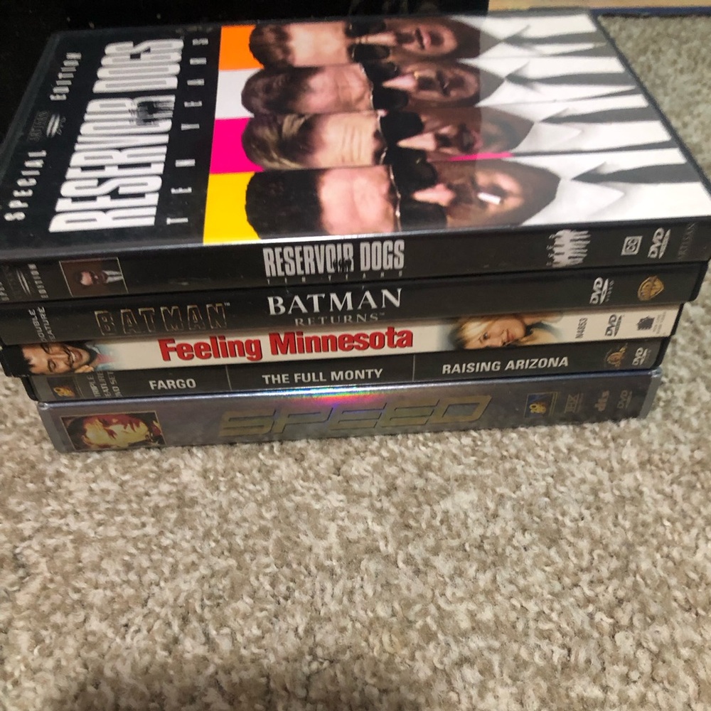 5 (+3) Action DVDs